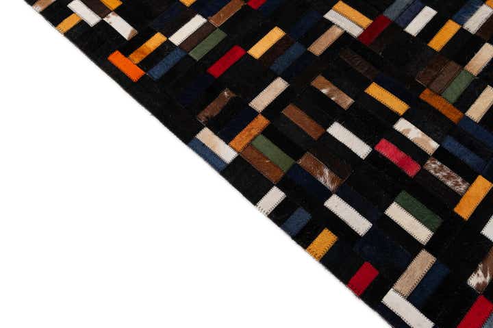 5' 2 x 7' 11 Cowhide - Patchwork Rug
