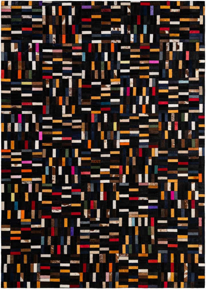 5' 2 x 7' 11 Cowhide - Patchwork Rug