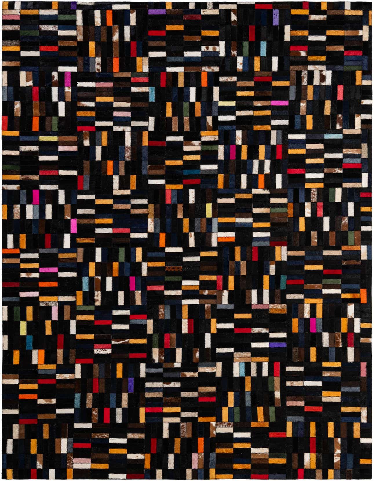 5' 2 x 7' 11 Cowhide - Patchwork Rug