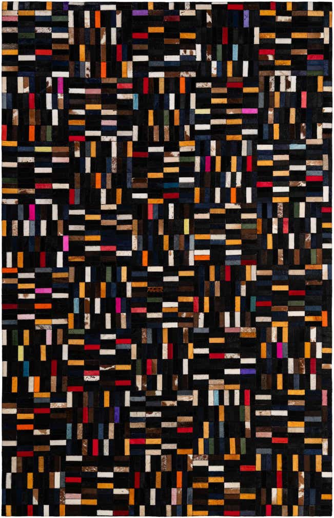 5' 2 x 7' 11 Cowhide - Patchwork Rug