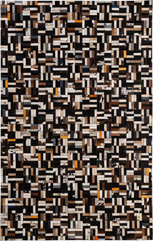 5' 2 x 8' Cowhide - Patchwork Rug