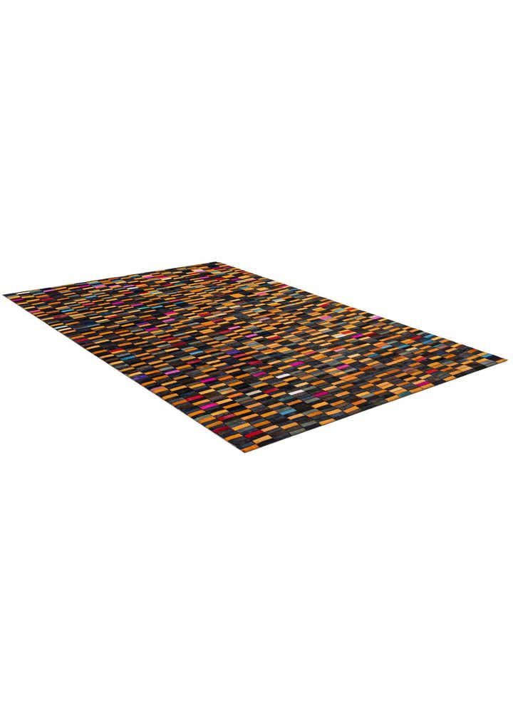 5' 3 x 8' Cowhide - Patchwork Rug