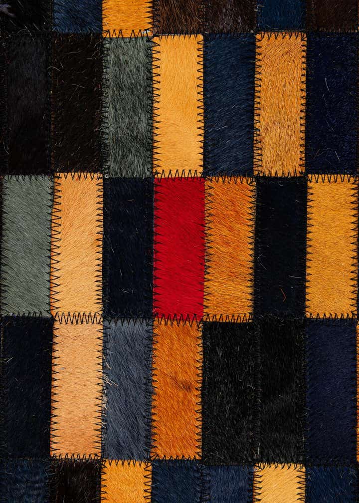 5' 3 x 8' Cowhide - Patchwork Rug