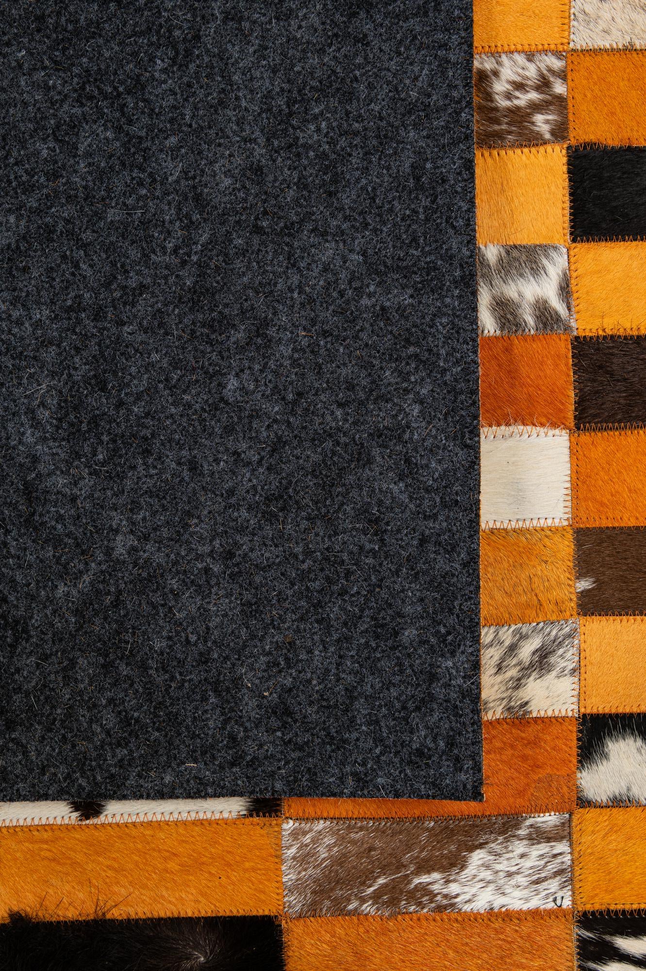 5' x 7' 11 Cowhide - Patchwork Rug