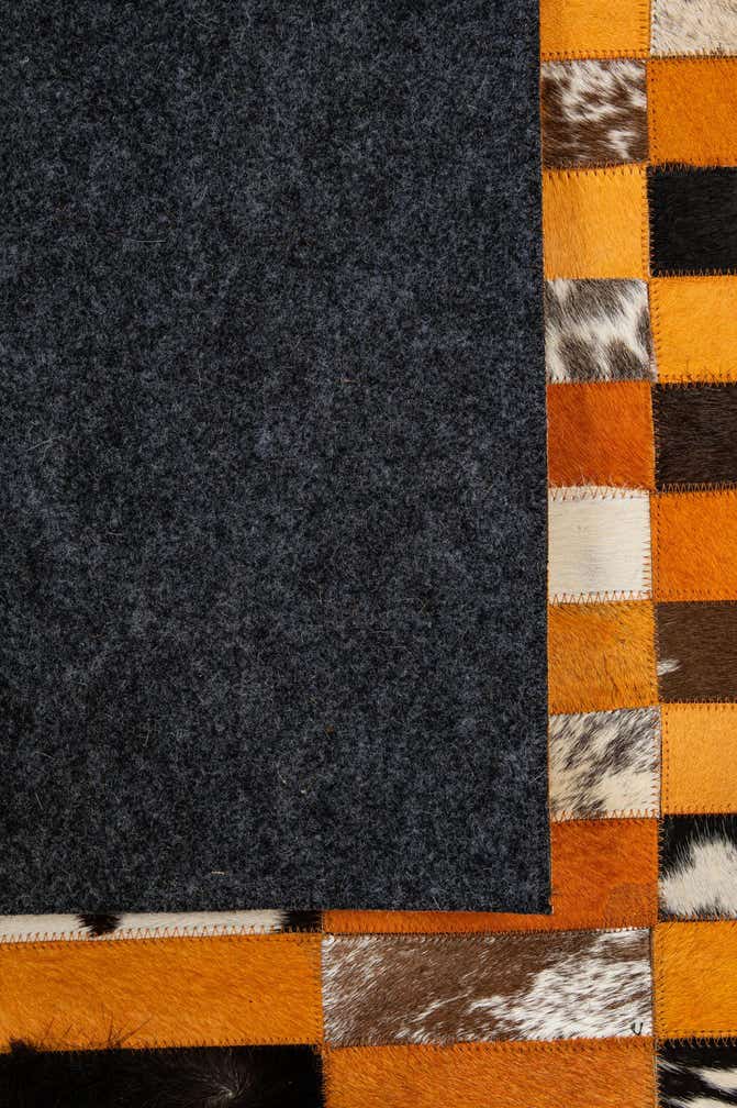 5' x 7' 11 Cowhide - Patchwork Rug