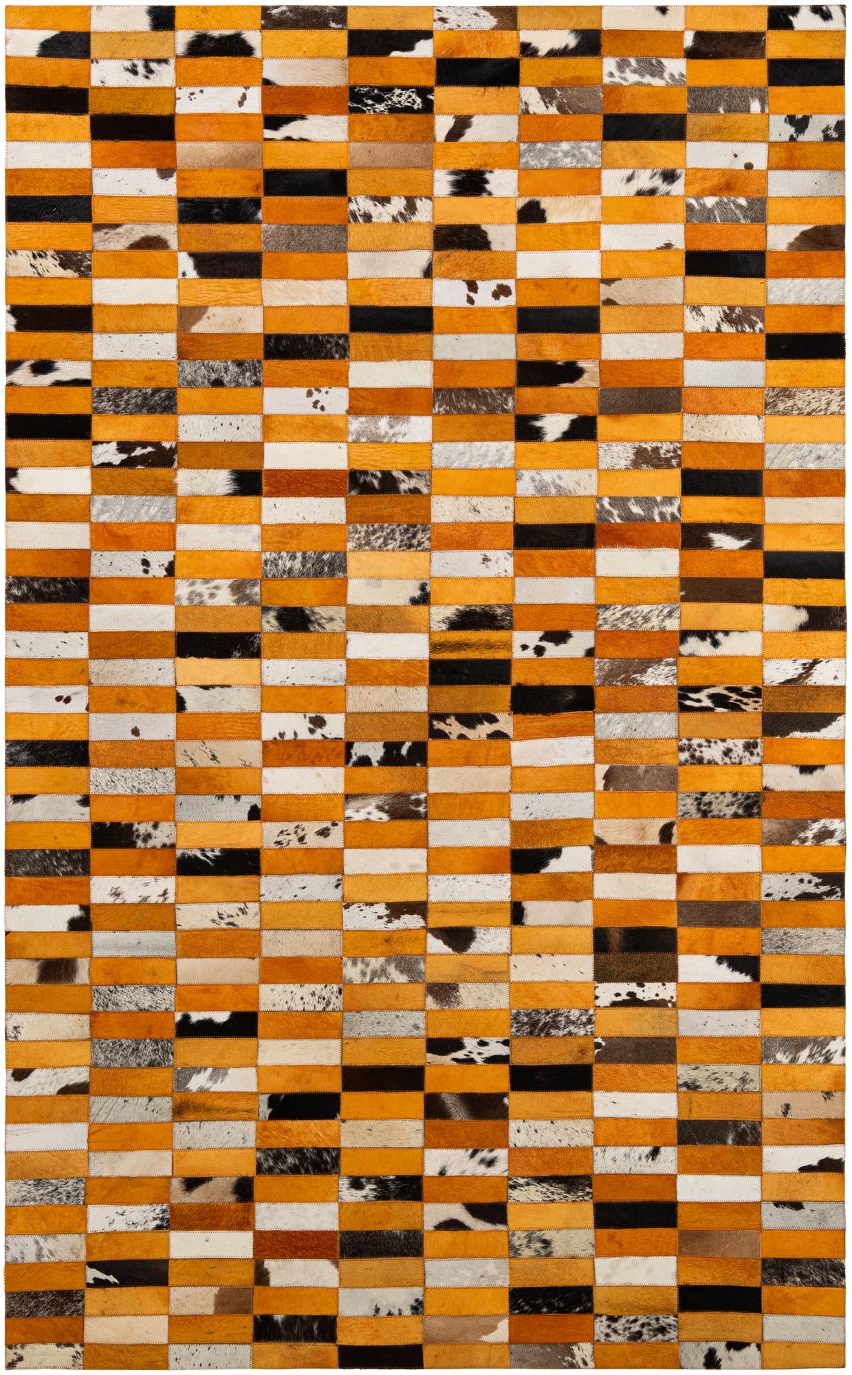 5' x 7' 11 Cowhide - Patchwork Rug