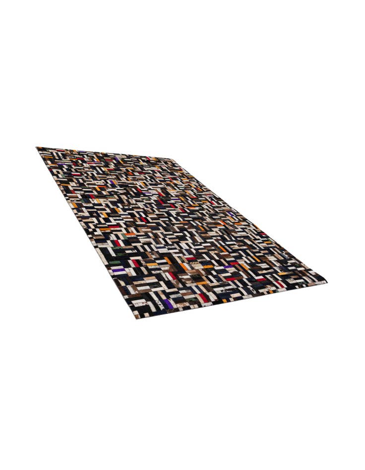 Detail image of 5' x 7' 11 Cowhide - Patchwork Rug