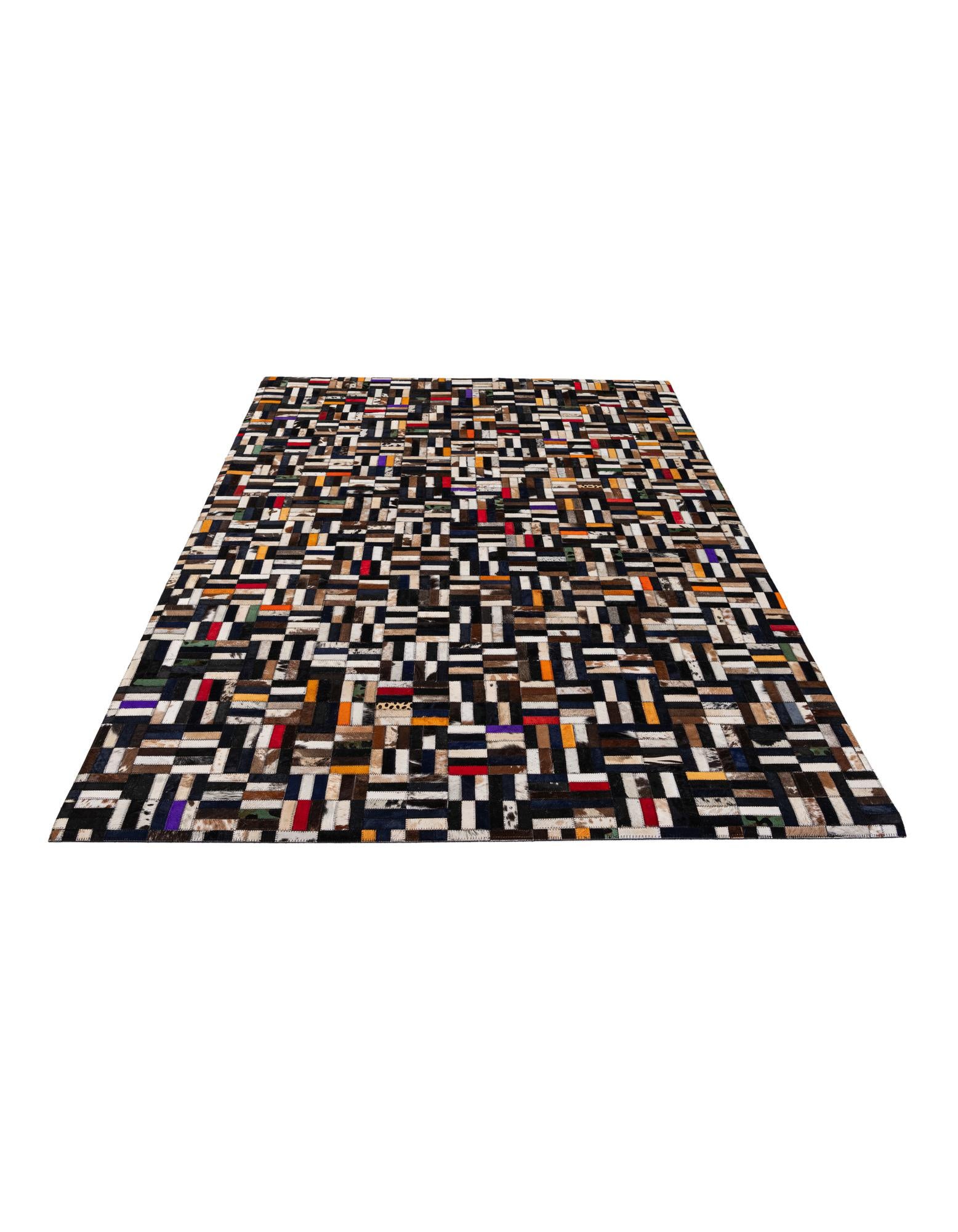 5' x 7' 11 Cowhide - Patchwork Rug