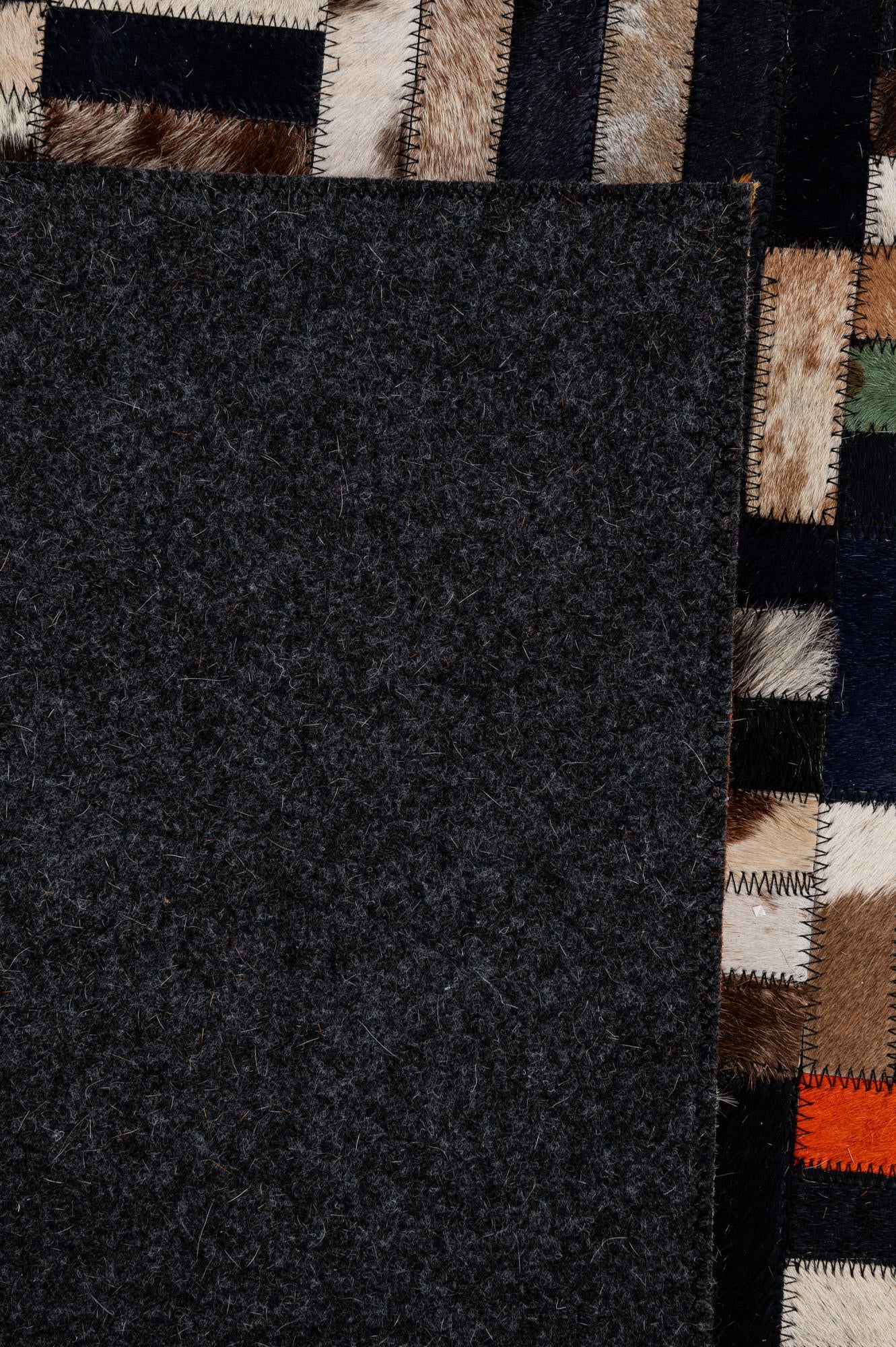 5' x 7' 11 Cowhide - Patchwork Rug