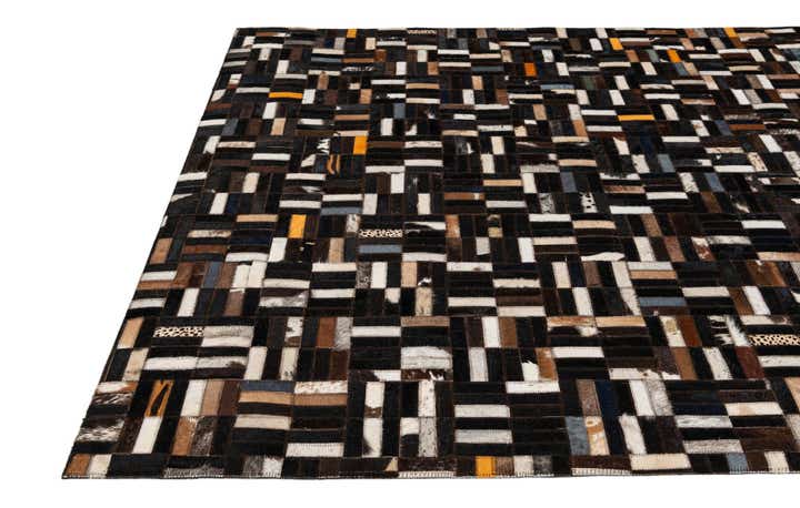 5' x 8' Cowhide - Patchwork Rug