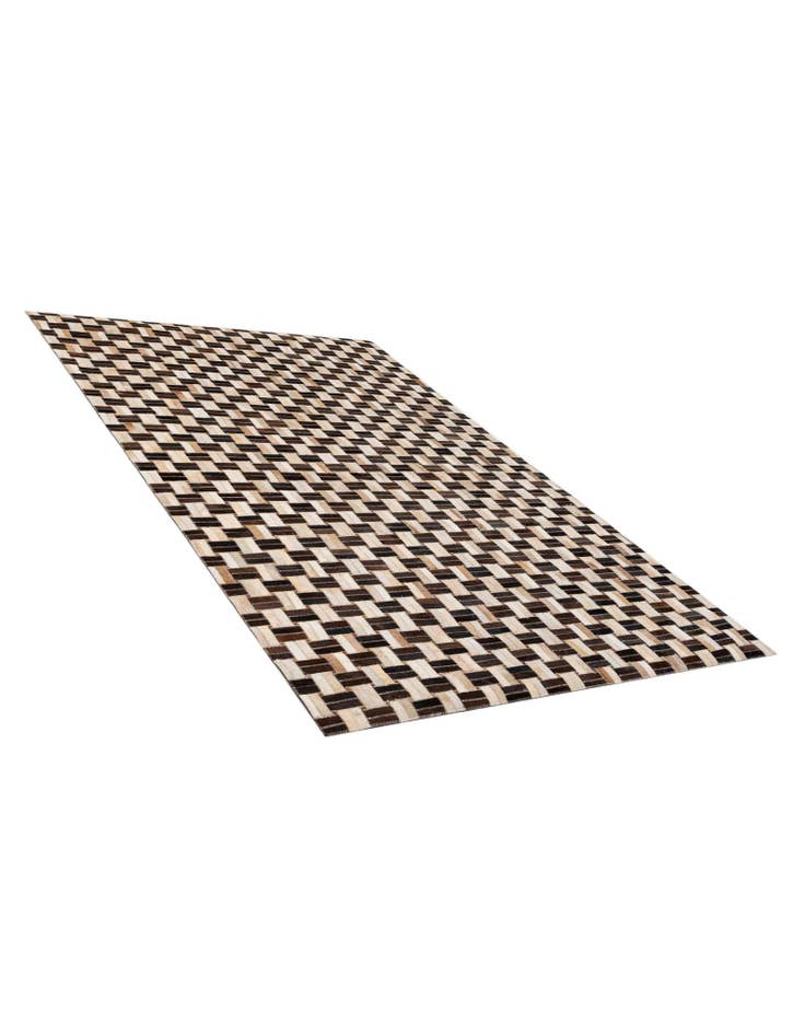 Detail image of 4' 11 x 7' 10 Cowhide - Patchwork Rug