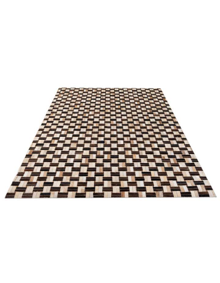 4' 11 x 7' 10 Cowhide - Patchwork Rug