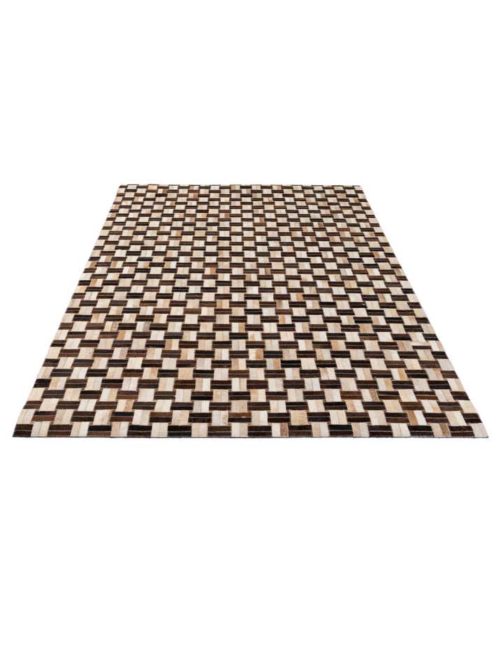 4' 11 x 7' 10 Cowhide - Patchwork Rug