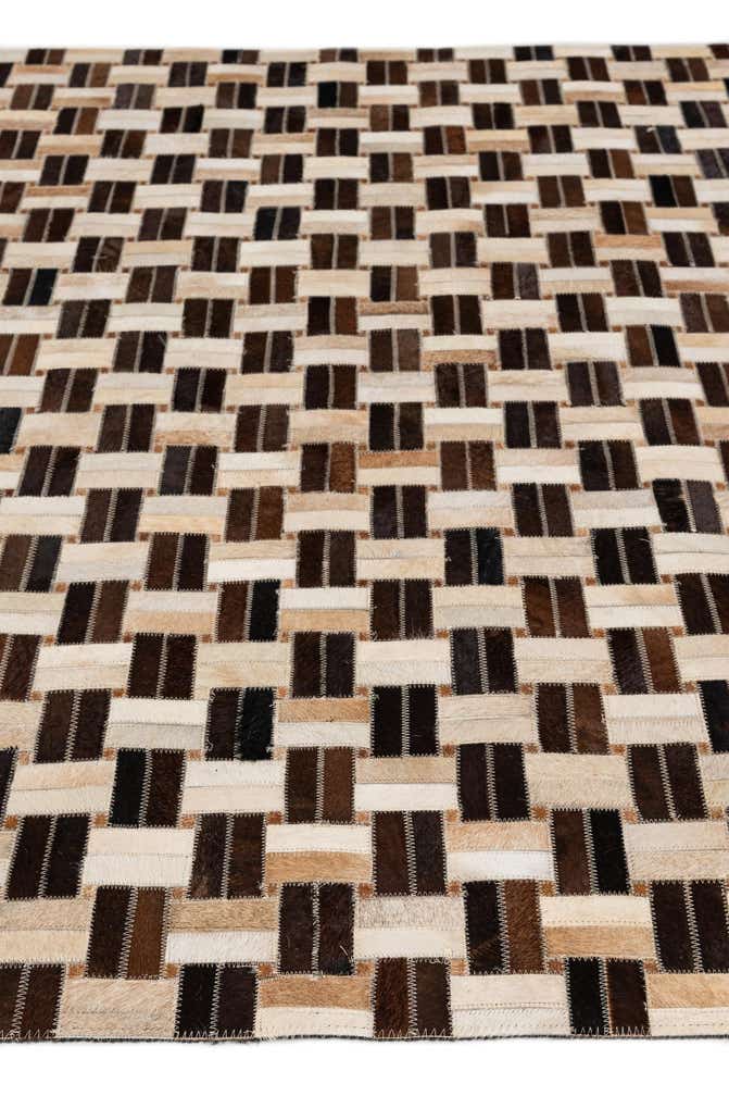 4' 11 x 7' 10 Cowhide - Patchwork Rug