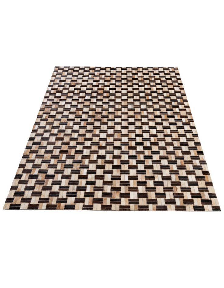 Detail image of 5' x 7' 10 Cowhide - Patchwork Rug