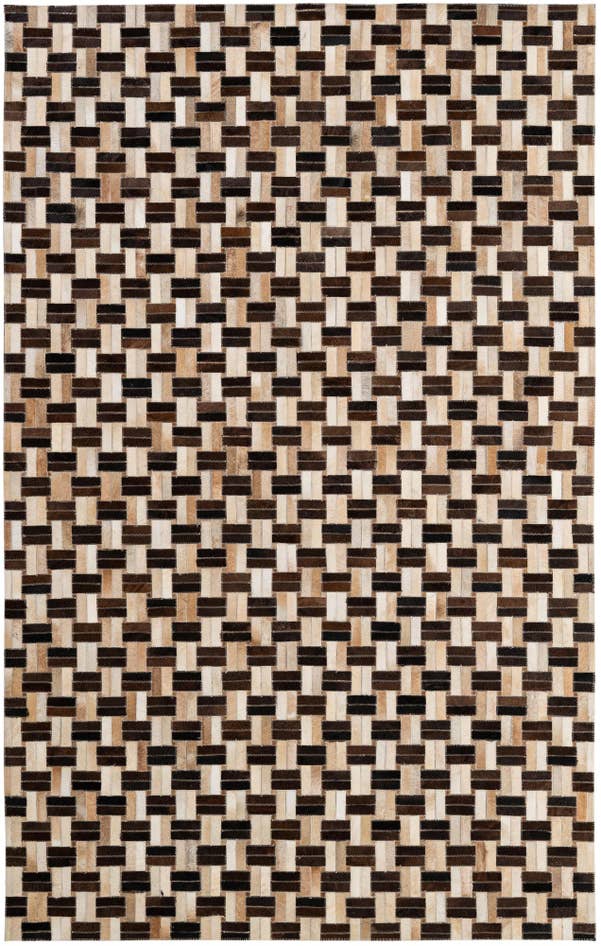 Detail image of 5' x 7' 10 Cowhide - Patchwork Rug