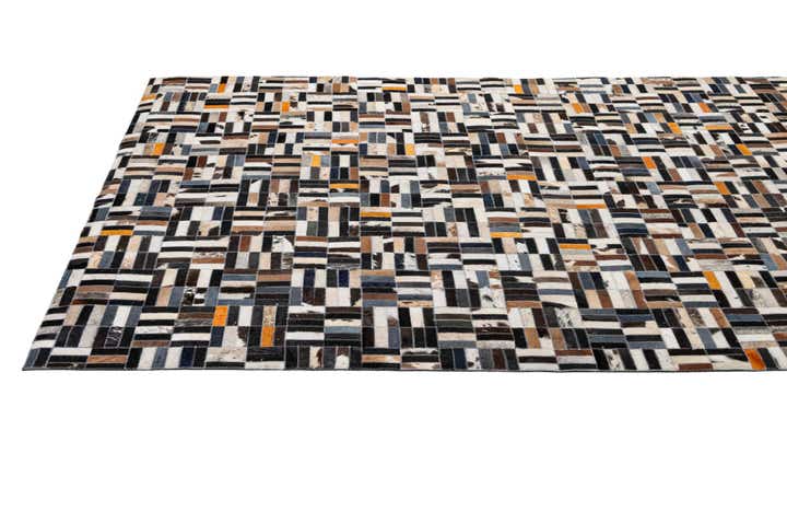 5' 3 x 8' Cowhide - Patchwork Rug
