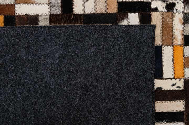 5' 3 x 8' Cowhide - Patchwork Rug
