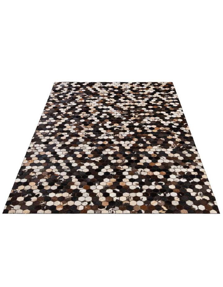 5' 2 x 8' Cowhide - Patchwork Rug
