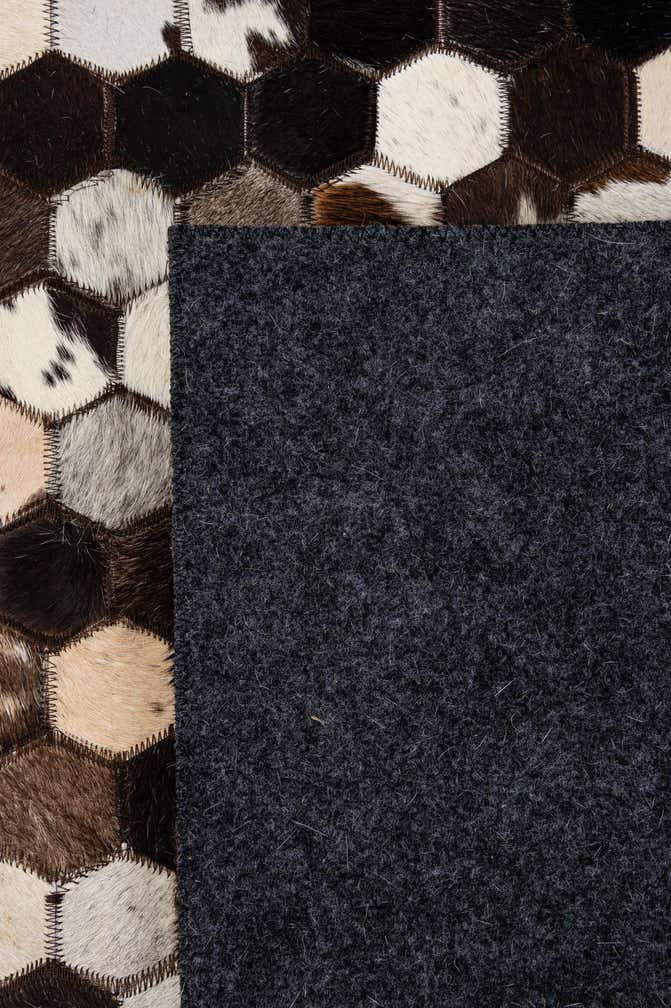 5' 2 x 8' Cowhide - Patchwork Rug