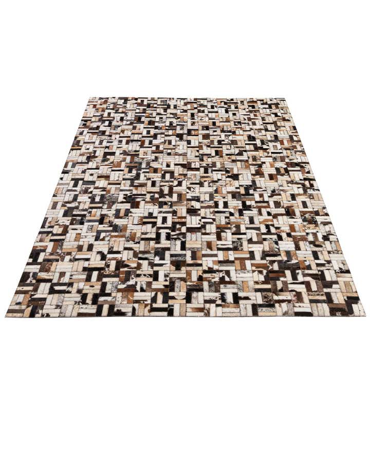 5' x 7' 11 Cowhide - Patchwork Rug