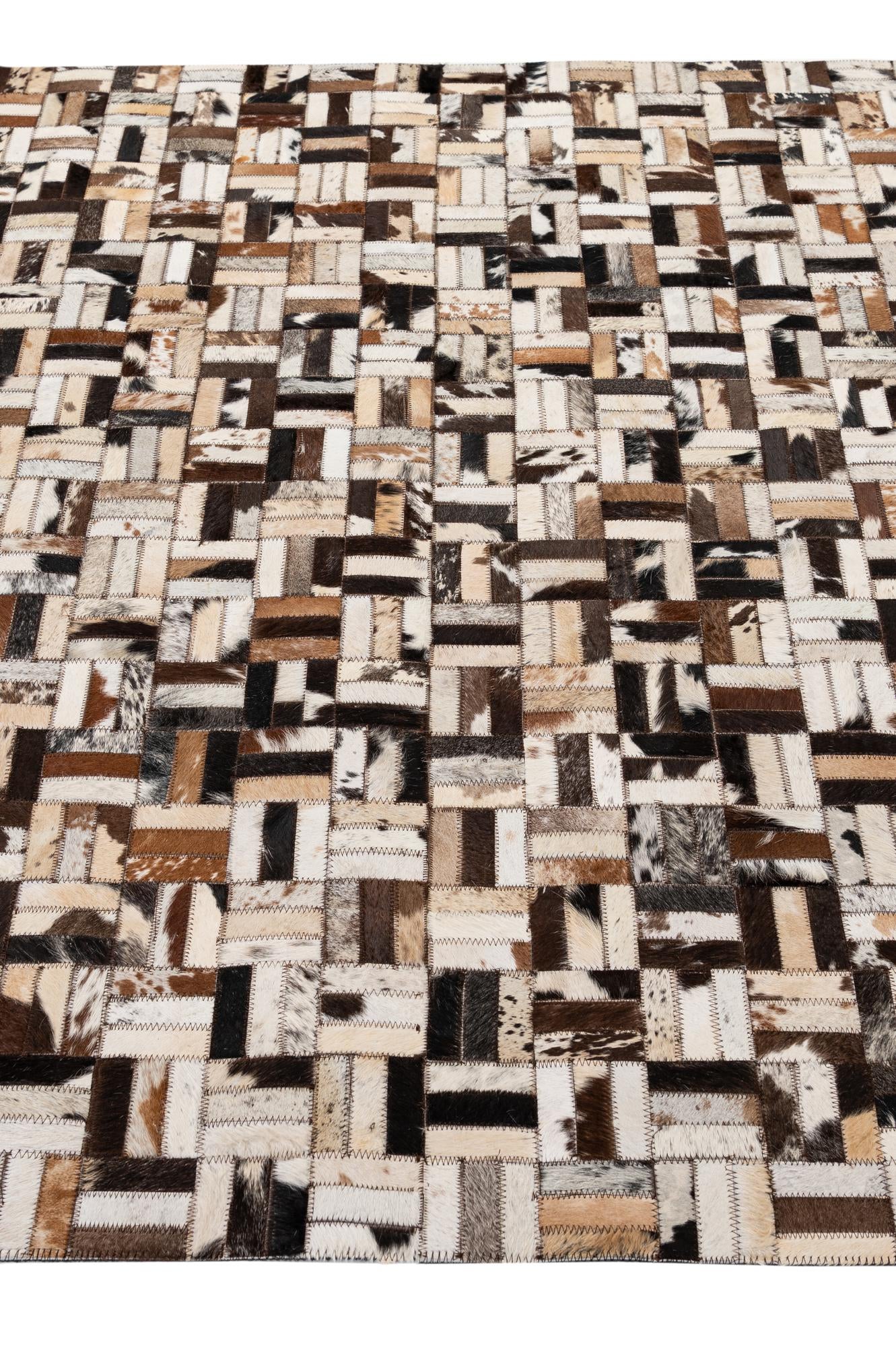 5' x 7' 11 Cowhide - Patchwork Rug