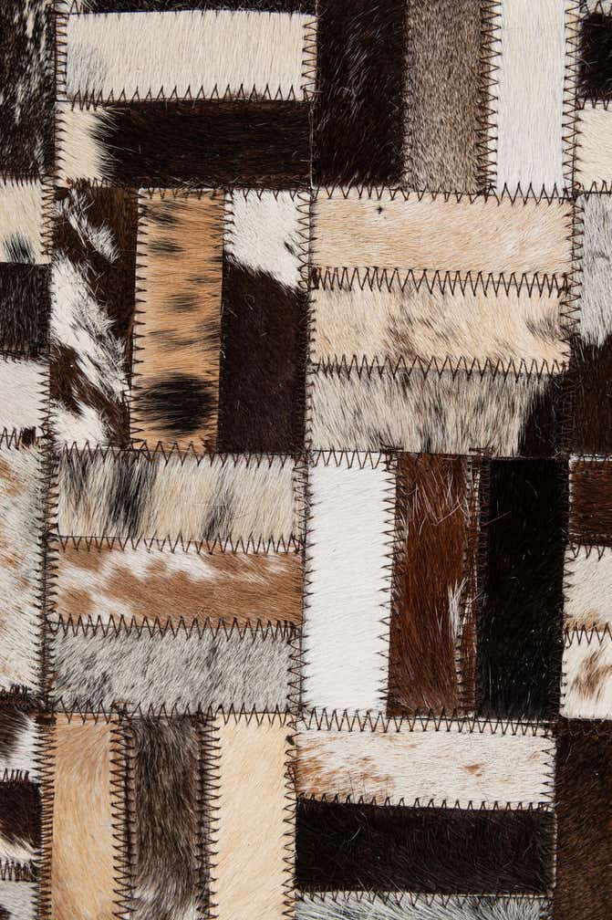 5' x 7' 11 Cowhide - Patchwork Rug