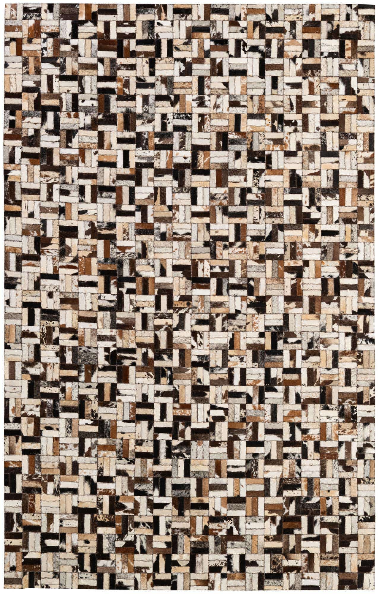 5' x 7' 11 Cowhide - Patchwork Rug