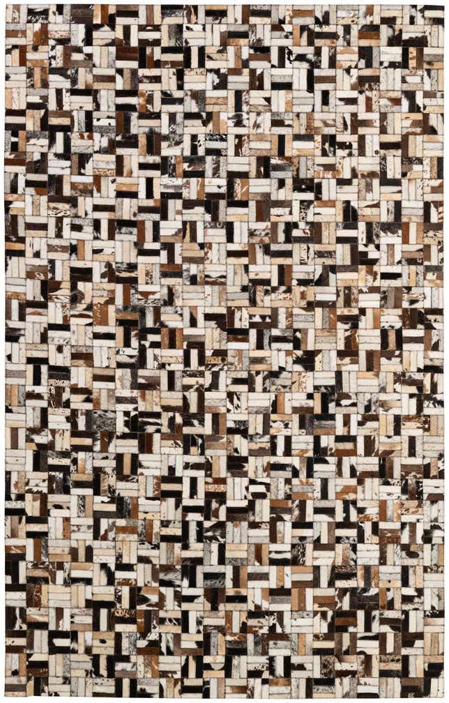 5' x 7' 11 Cowhide - Patchwork Rug