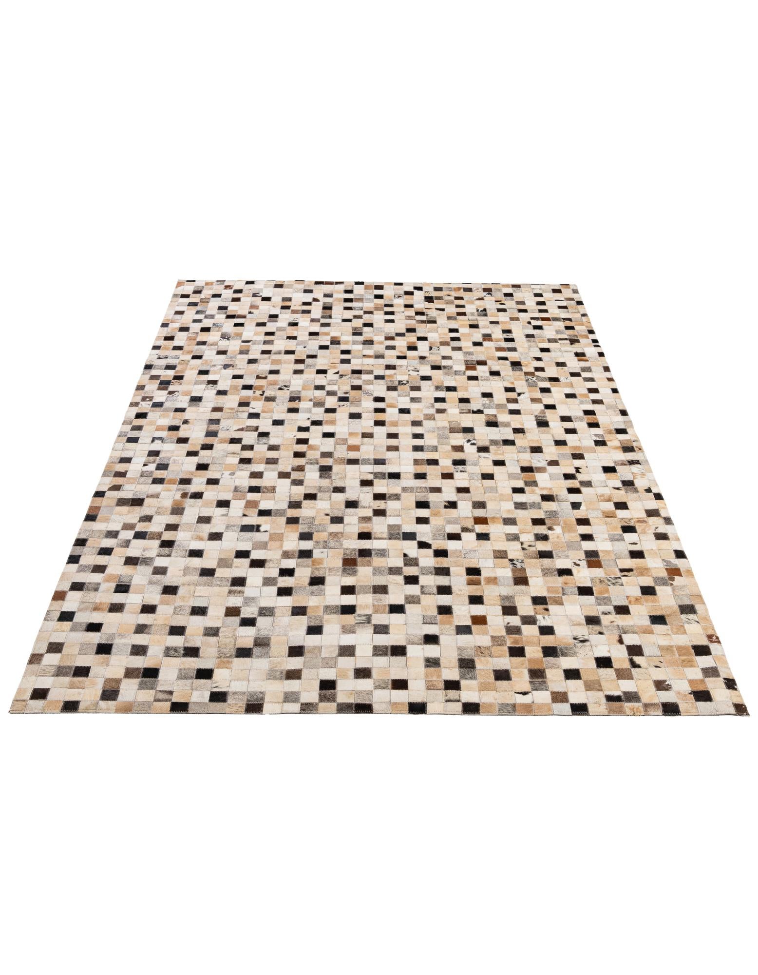 5' 3 x 8' 1 Cowhide - Patchwork Rug