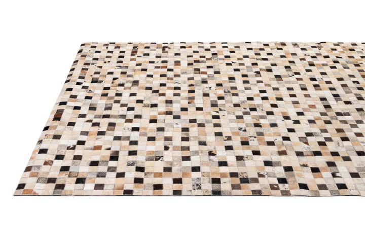 5' 3 x 8' 1 Cowhide - Patchwork Rug