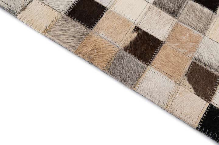 5' 3 x 8' 1 Cowhide - Patchwork Rug