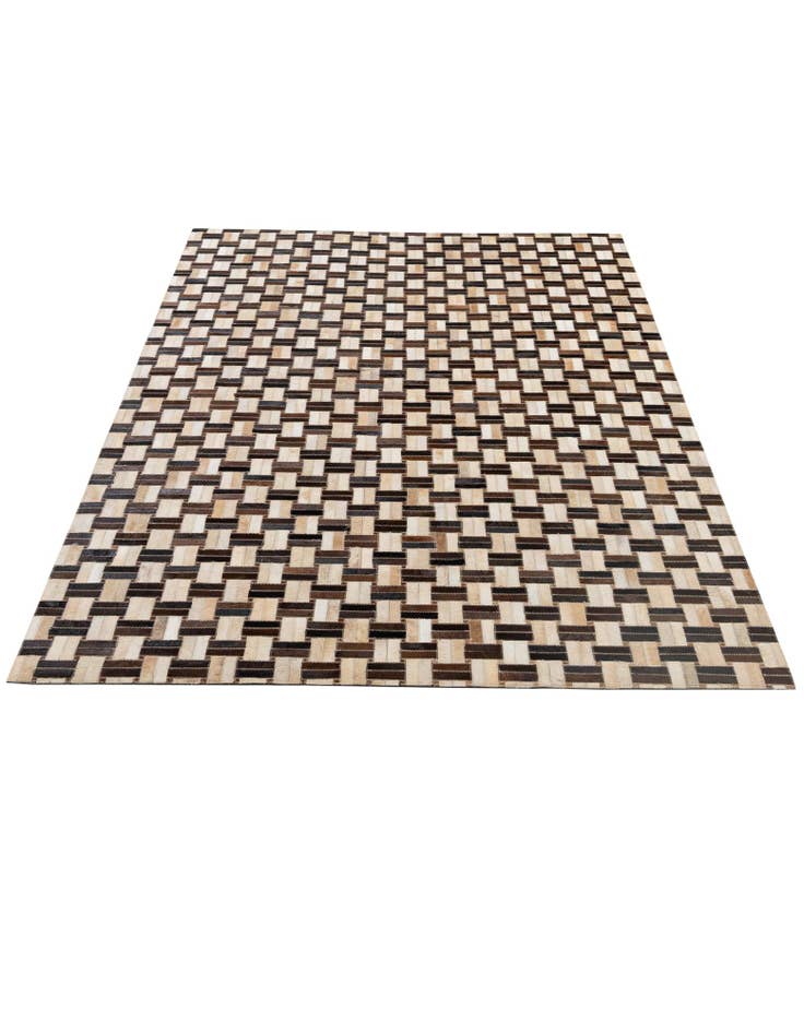 Detail image of 4' 11 x 7' 10 Cowhide - Patchwork Rug