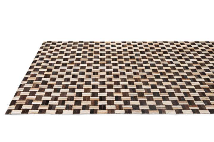 4' 11 x 7' 10 Cowhide - Patchwork Rug