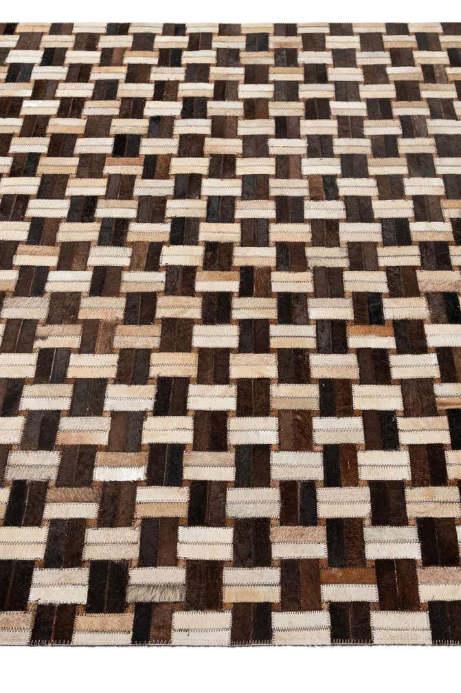 4' 11 x 7' 10 Cowhide - Patchwork Rug