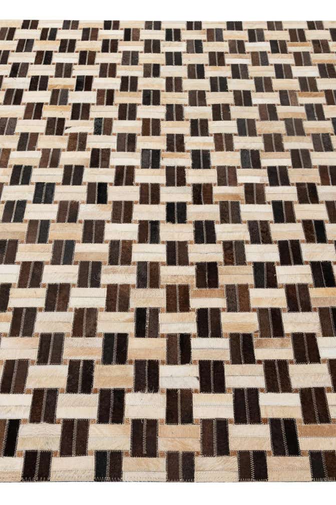 5' x 7' 11 Cowhide - Patchwork Rug