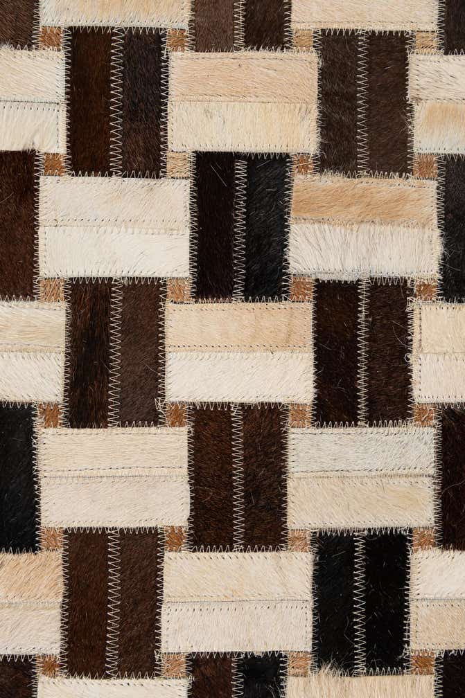 5' x 7' 11 Cowhide - Patchwork Rug