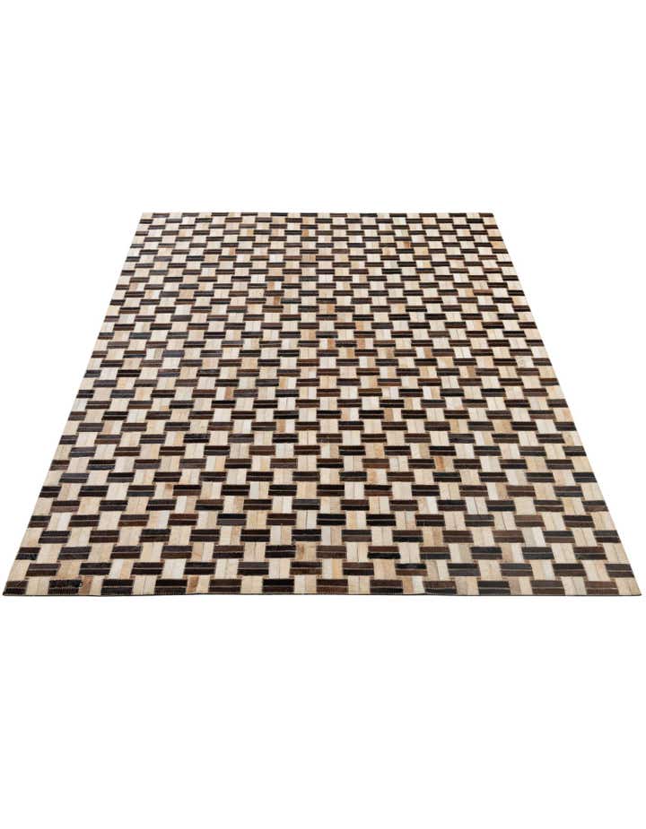 4' 11 x 7' 10 Cowhide - Patchwork Rug