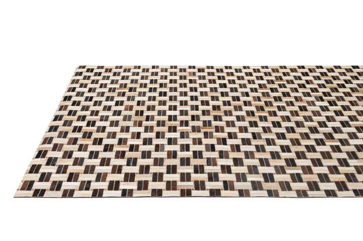 4' 11 x 7' 10 Cowhide - Patchwork Rug