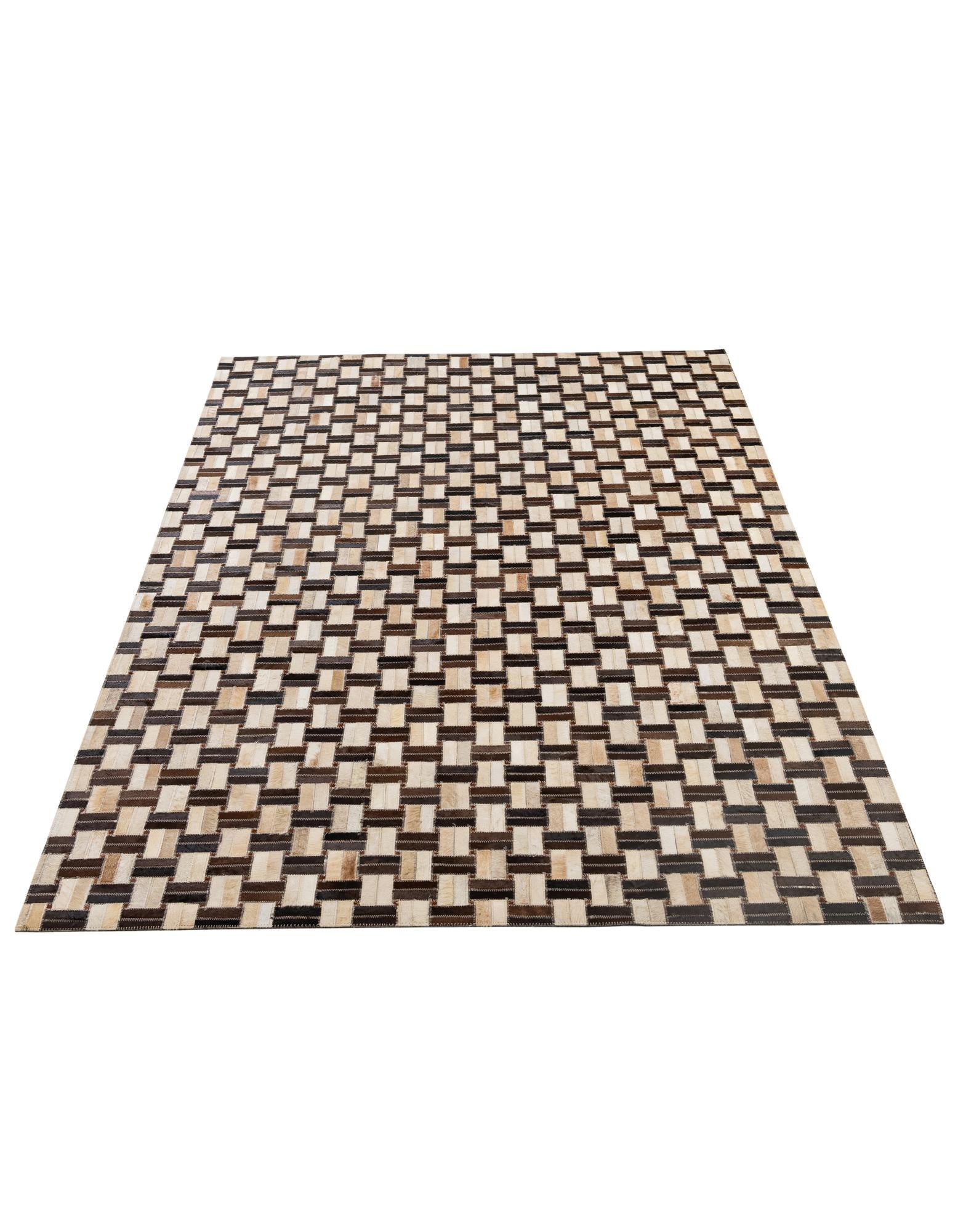 5' x 7' 11 Cowhide - Patchwork Rug