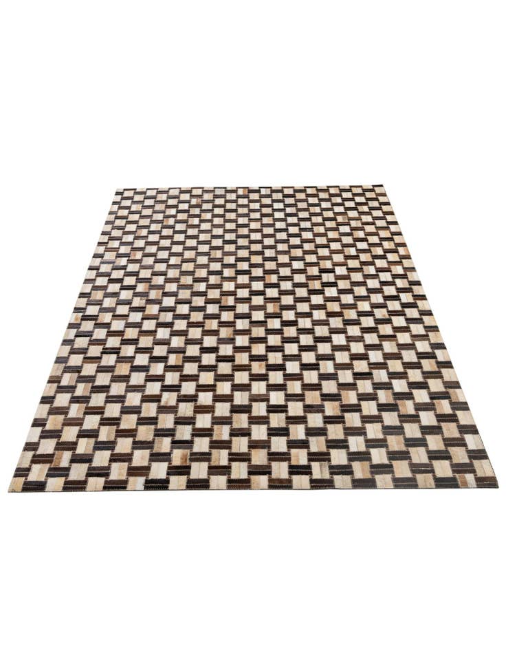 Detail image of 5' x 7' 11 Cowhide - Patchwork Rug