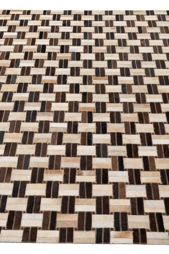 5' x 7' 11 Cowhide - Patchwork Rug