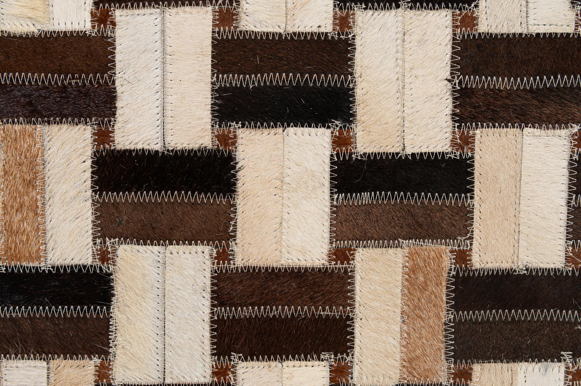 5' x 7' 11 Cowhide - Patchwork Rug