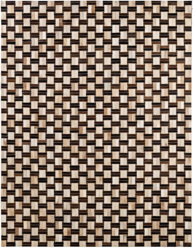 Detail image of 5' x 7' 11 Cowhide - Patchwork Rug