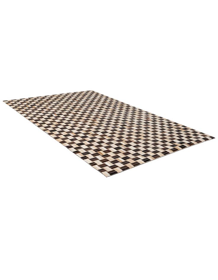 Detail image of 4' 11 x 7' 10 Cowhide - Patchwork Rug