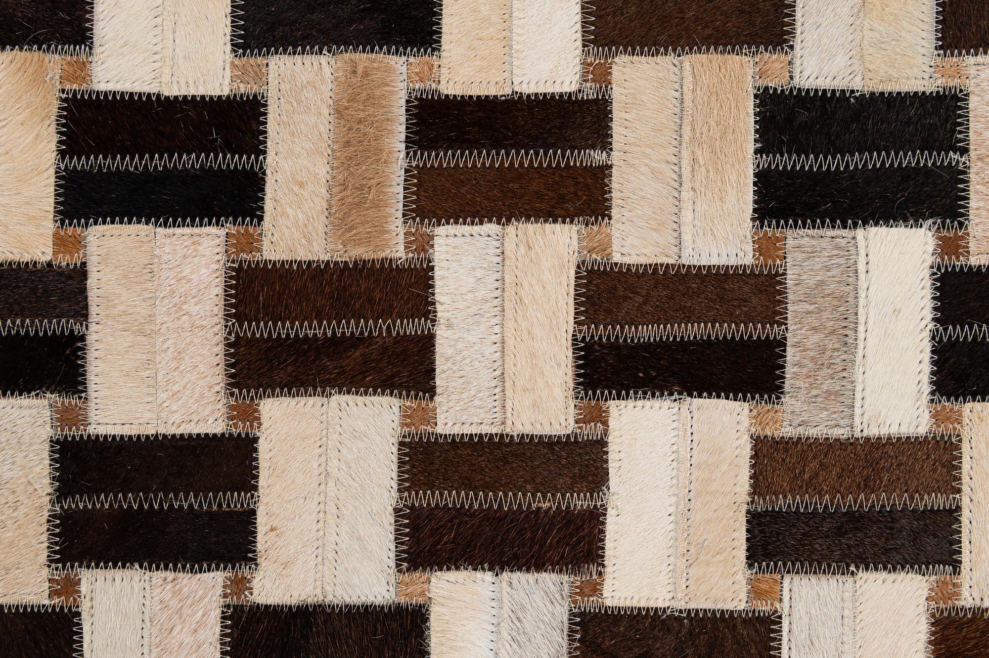 5' x 7' 9 Cowhide - Patchwork Rug