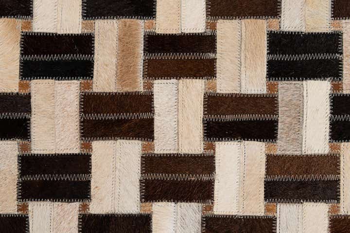 5' x 7' 9 Cowhide - Patchwork Rug