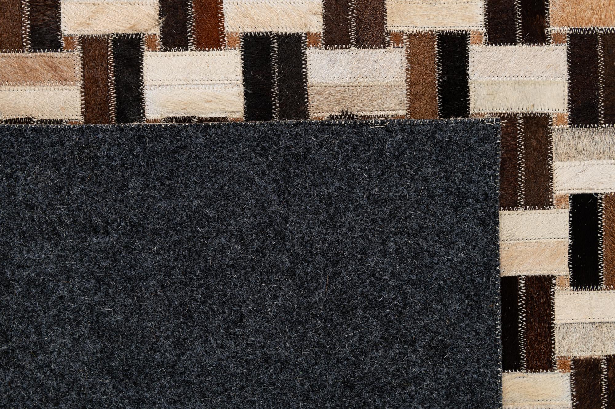 5' x 7' 9 Cowhide - Patchwork Rug