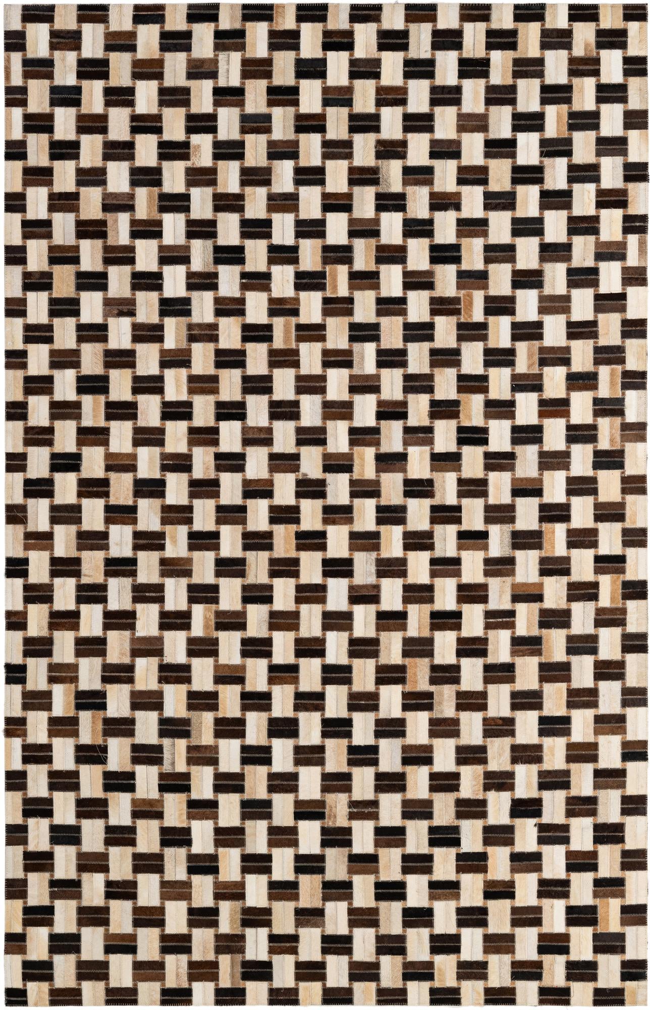 5' x 7' 9 Cowhide - Patchwork Rug