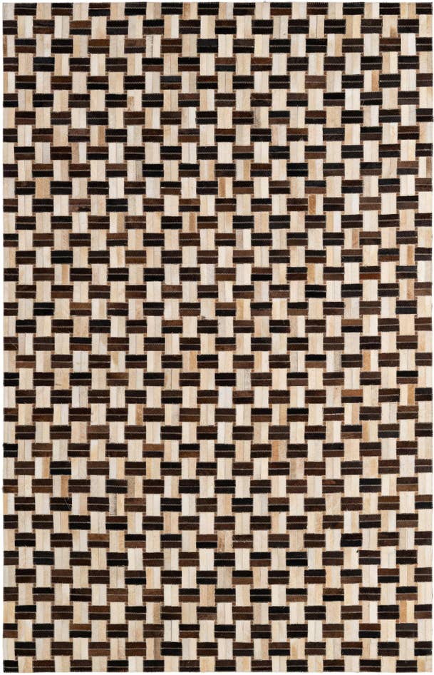 Detail image of 5' x 7' 9 Cowhide - Patchwork Rug